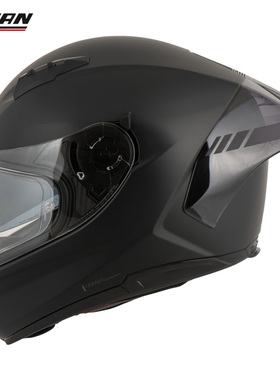 意大利Nolan诺兰N60-6全盔入门级男女暗黑运动盔防雾头盔双镜片