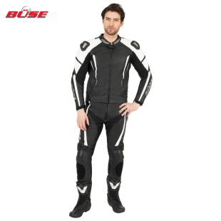 皮夹克皮裤 德国Buse 2件套真皮皮衣户外骑行服套装 Pro Speed