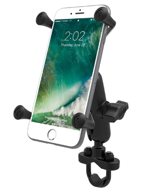 RAM Mounts车把安装 X-Grip 和连接臂手机支架户外骑行智能手机支