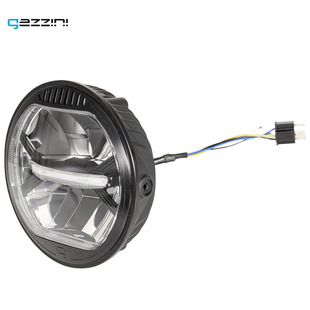 DIY装 主大灯LED前照灯照明改装 备圆形灯 Nino 德国gazzini