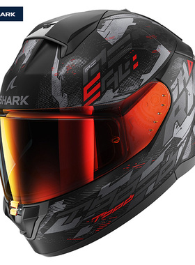 法国Shark鲨鱼Ridill 2全盔户外出游骑行头盔日常通勤安全帽