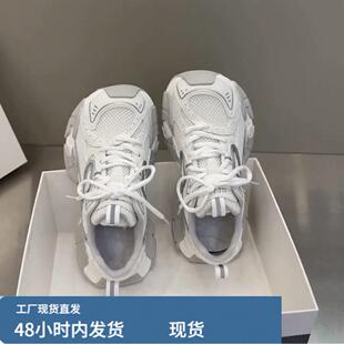 芒果头八爪鱼厚底老爹鞋女2026春新款网面百搭学院休闲运动鞋街拍