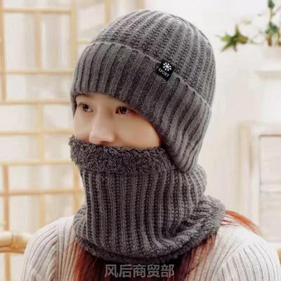 寒冬头围男帽中老年帽子女士冬加厚加绒雷锋韩版两件套大头冬季