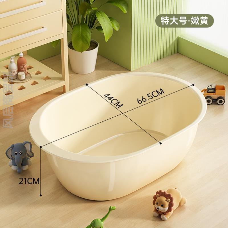 洗澡盆新生婴儿专用儿童超大泡澡孩子加厚圆形两用新生儿金毛新款