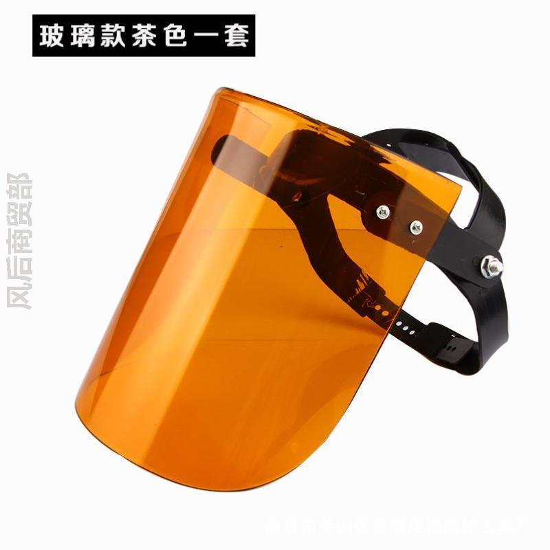 氩弧电焊面罩专用飞溅面具黑色防护护目镜拆透气护目轻便加厚神器