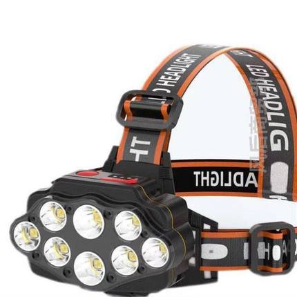 LED头灯强光远射可充电防水超亮头戴式夜钓灯矿灯户外家用手电筒