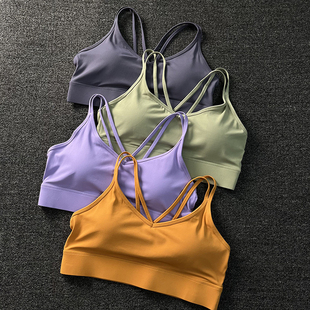 外贸防下垂内衣跑步防震运动文胸健身美背透气女瑜伽背心bar