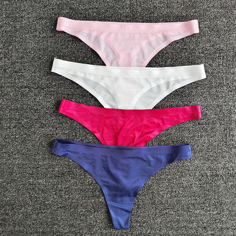 全无痕丁字裤三角裤速干冰丝