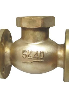 船用日标法兰青铜5K止回阀JIS F7415 F7416 F7417 F74181