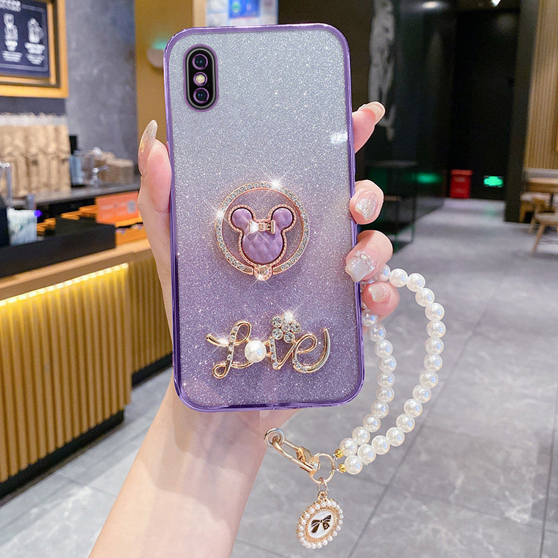 适用于iPhoneX手机壳苹果XS保护iphone硅胶套XR全包xmax防摔max透明xsxmax软壳ipx闪粉支架ip9女iponex高级感
