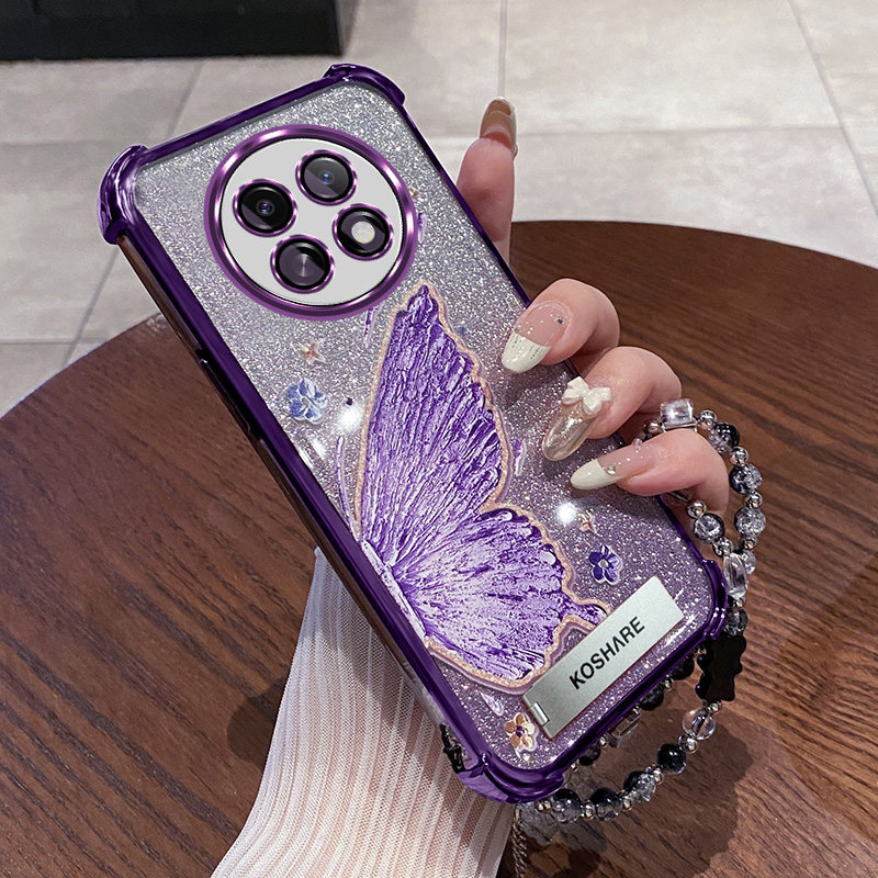 适用oppoa6l手机壳带支架手链