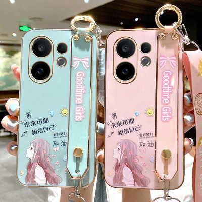 适用vivov60手机壳可爱女