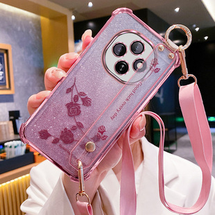 艾欧芭适用oppoa6pro手机壳oppo保护a6por硅胶套5g镜头膜全包气摔PLN110软壳opa腕带oppopln斜挎可背挂绳新款