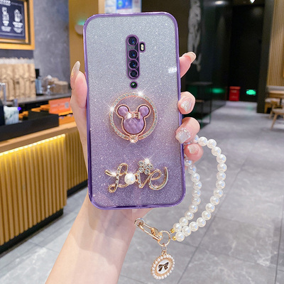 opporeno2手机壳米奇支架