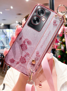 适用于oppoA1s手机壳oppo保护A1s硅胶套5G全包PJB110防摔opa软壳0pp0腕带opopa斜挎可背挂绳s5g花朵oppopjb新