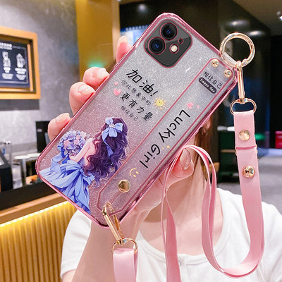 苹果12手机壳幸运女孩