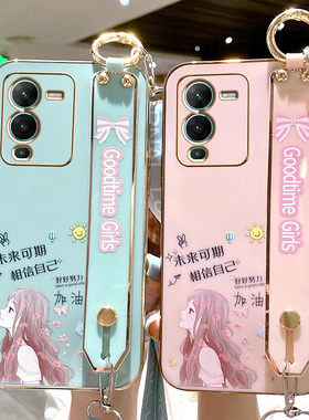 适用于vivoS15手机壳vivo保护S15pro硅胶套5G全包V2203A防摔2207软壳p外壳por腕带vivis挂绳vovos女潮155g可