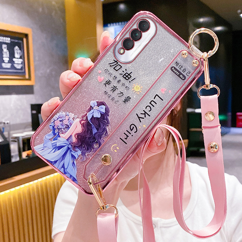 华为荣耀play5tpro手机壳幸运女