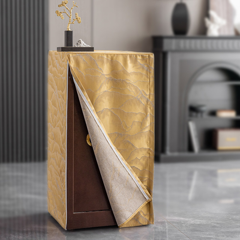 高档金色观山保险柜罩吉祥旺财富