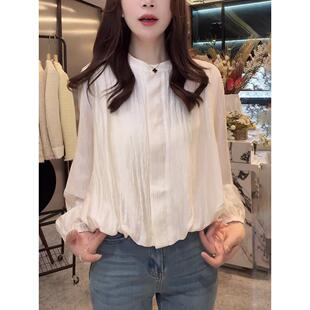 高端西式 2026早新款 减龄休闲显瘦0321z 衬衫 春夏女式