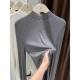 不紧身色半高领内搭女士漂亮小衫 灰色小立领打底衫 叠穿修身 0201r1