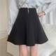 半身裙女大码 春夏季 百褶裙西装 设计感显瘦遮胯高腰伞裙a字短0128r