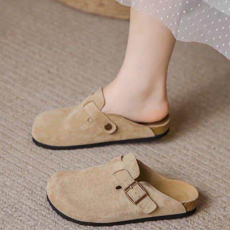 女春单勃肯鞋勃肯包头拖鞋2026季半托韩版大头丑萌鞋百搭软0123k,女鞋,勃肯鞋/软木鞋,淘宝优惠券,粉丝福利购,淘宝优惠卷