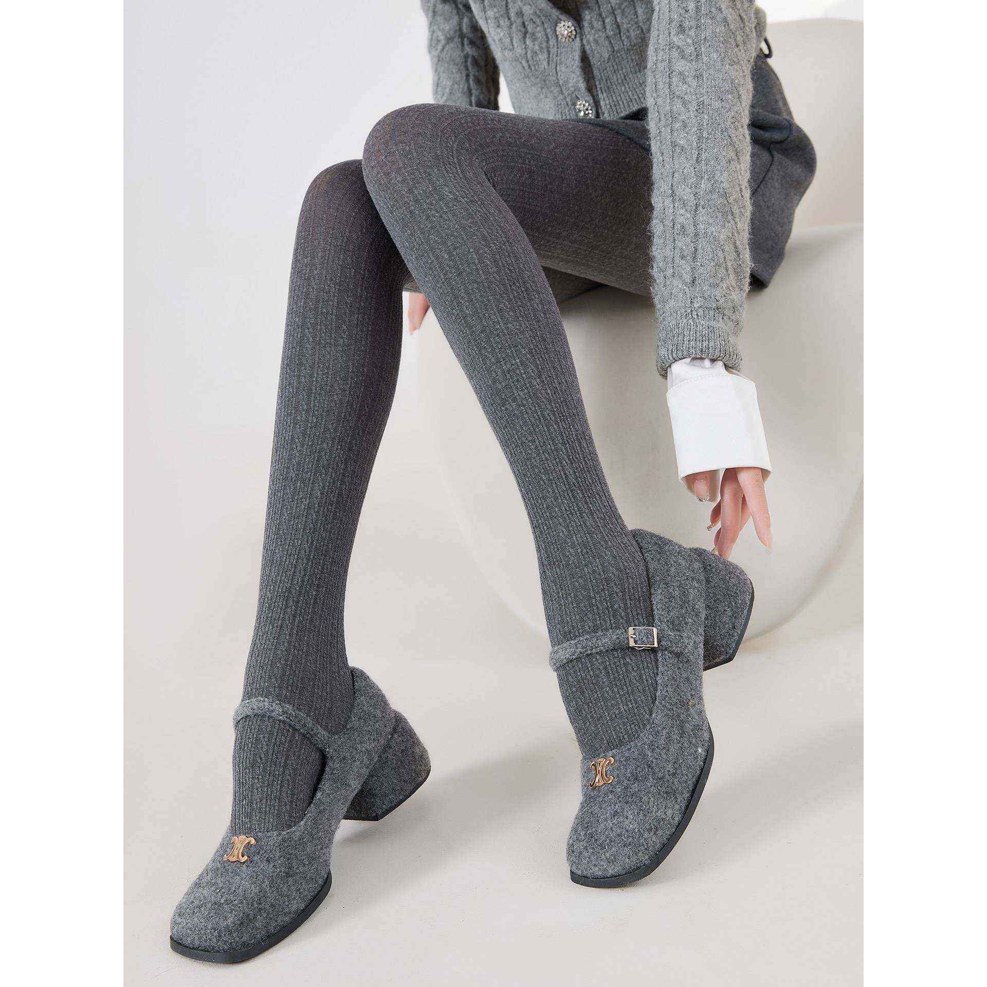 棉麻花打底裤女春秋薄款外穿竖条纹秋冬加绒灰色连裤袜微压0124r,女士内衣/男士内衣/家居服,连裤袜/打底袜,淘宝优惠券,粉丝福利购,淘宝优惠卷