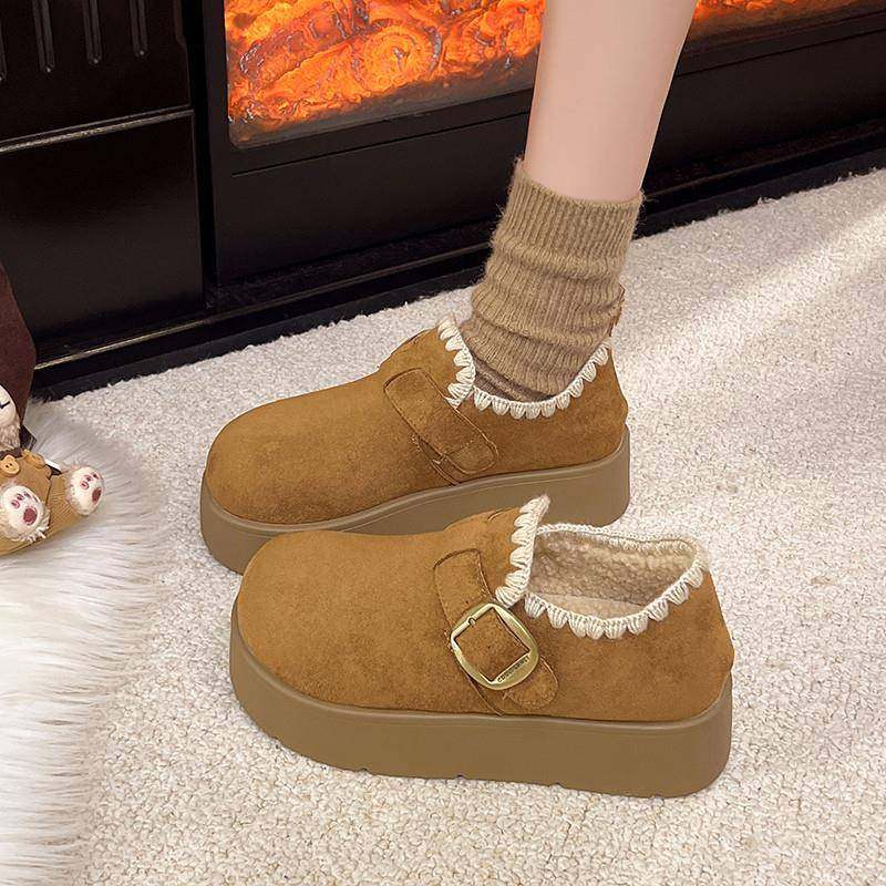 春季厚底豆豆勃肯鞋女款2026新款火靴加绒加厚保暖鞋0116z,女鞋,勃肯鞋/软木鞋,淘宝优惠券,粉丝福利购,淘宝优惠卷