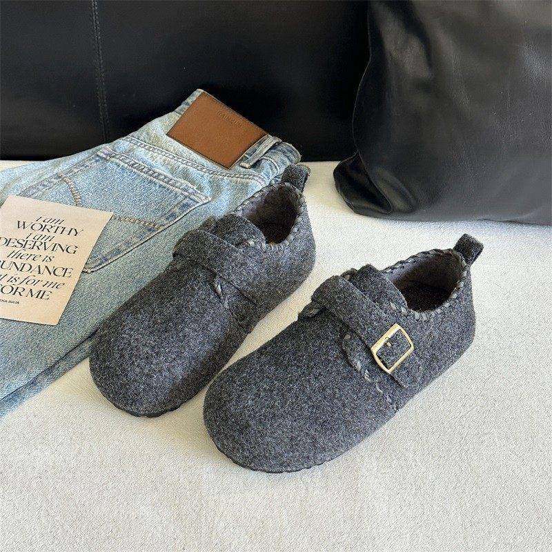 春秋2026加绒勃肯鞋女休闲一脚蹬皮带扣保暖毛毛鞋金属扣装0113z,女鞋,勃肯鞋/软木鞋,淘宝优惠券,粉丝福利购,淘宝优惠卷