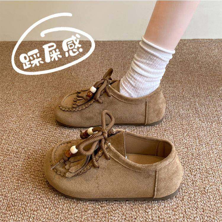 春秋配裙子时尚勃肯鞋女2026新款覆古一脚蹬懒人豆豆鞋休闲0121z,女鞋,勃肯鞋/软木鞋,淘宝优惠券,粉丝福利购,淘宝优惠卷