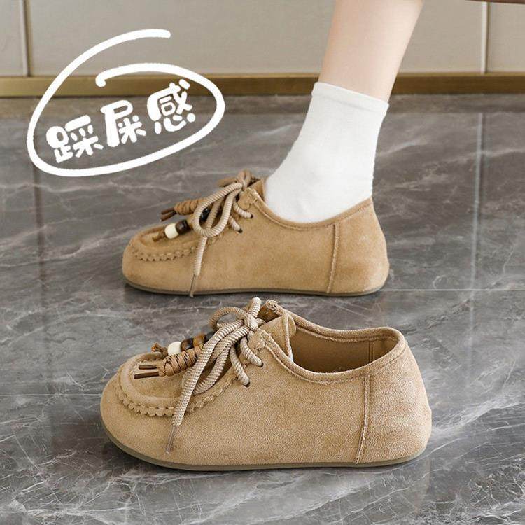 春秋厚底勃肯鞋女2026新款覆古一脚蹬懒人鞋平底防滑鞋0121z,女鞋,勃肯鞋/软木鞋,淘宝优惠券,粉丝福利购,淘宝优惠卷