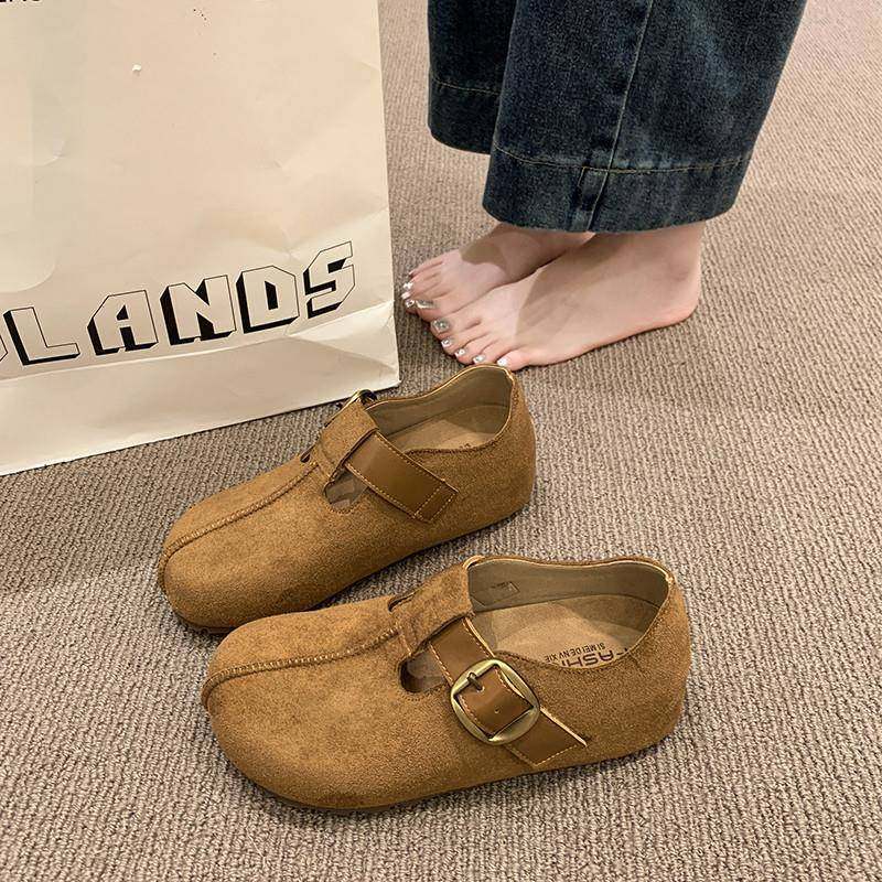 春秋内增高厚底勃肯鞋女款2026新款百搭豆豆鞋一脚蹬懒人单0113z,女鞋,勃肯鞋/软木鞋,淘宝优惠券,粉丝福利购,淘宝优惠卷