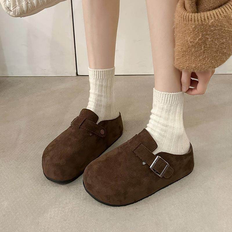 春秋法式包头勃肯鞋女2026新款软底休闲百搭配裙子休闲半拖0113z,女鞋,勃肯鞋/软木鞋,淘宝优惠券,粉丝福利购,淘宝优惠卷