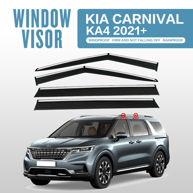 适用于起亚嘉华晴雨挡侧窗导流板 Kia Carnival KA4 Window visor