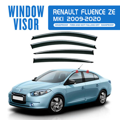 适用雷诺风朗晴雨挡雨遮阳板RENAULT FLUENCE ZE Window visor
