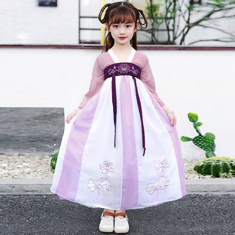 券后49.90元网红抖音汉服女童夏装2019连衣裙