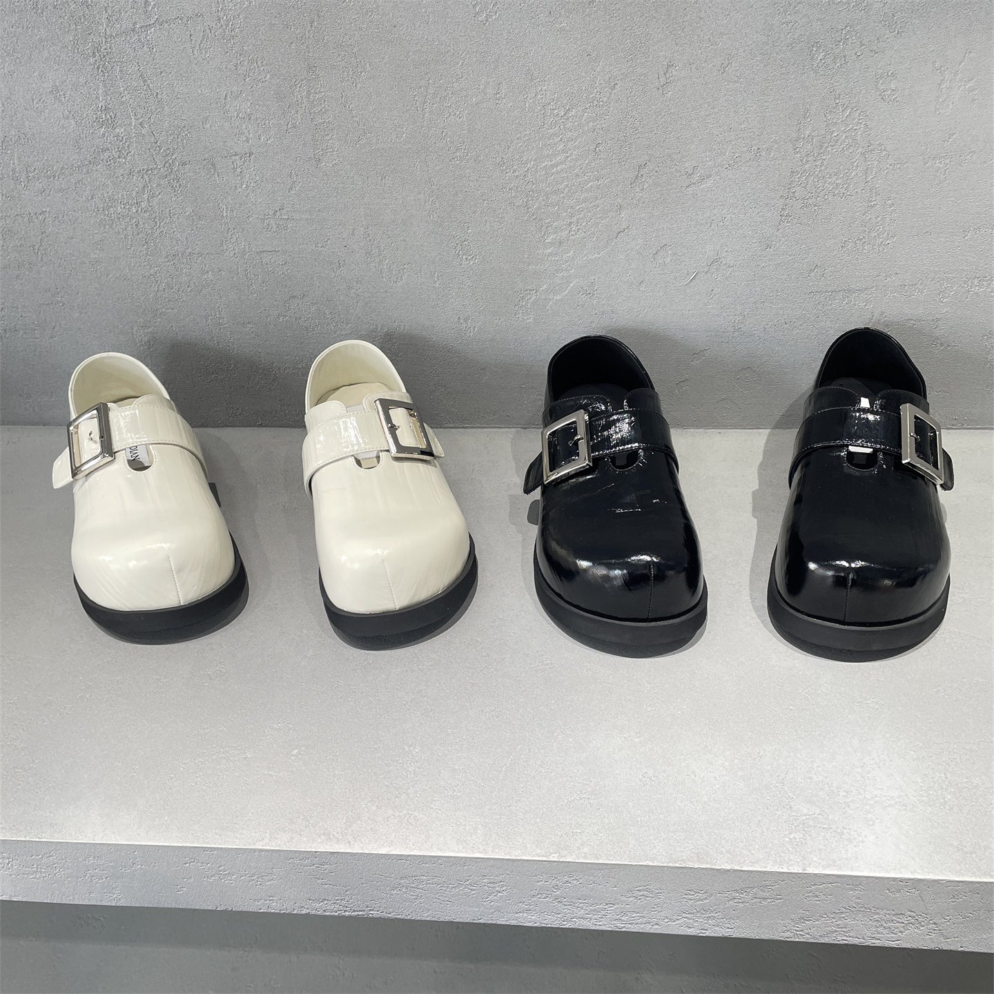 欧洲站2026春款真皮女鞋时尚百搭英伦风漆面圆头深口厚底乐福单鞋,女鞋,深口单鞋,淘宝优惠券,粉丝福利购,淘宝优惠卷