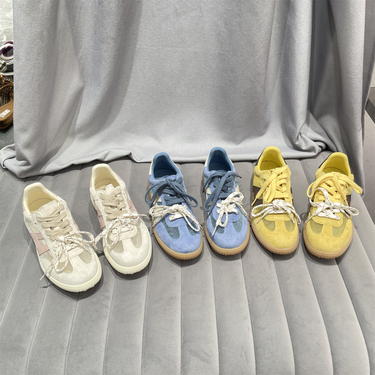 欧洲站2026夏款真皮女鞋时尚休闲舒适网面磨砂皮防滑平底运动单鞋