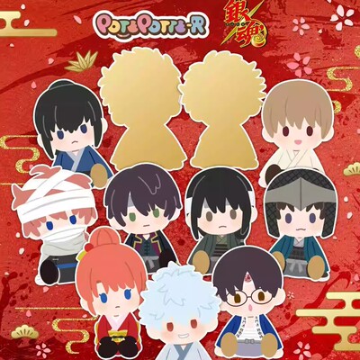 官方正版银魂POTEPOTTE-R银魂滴胶第二弹潮玩盲盒桌面摆件礼物