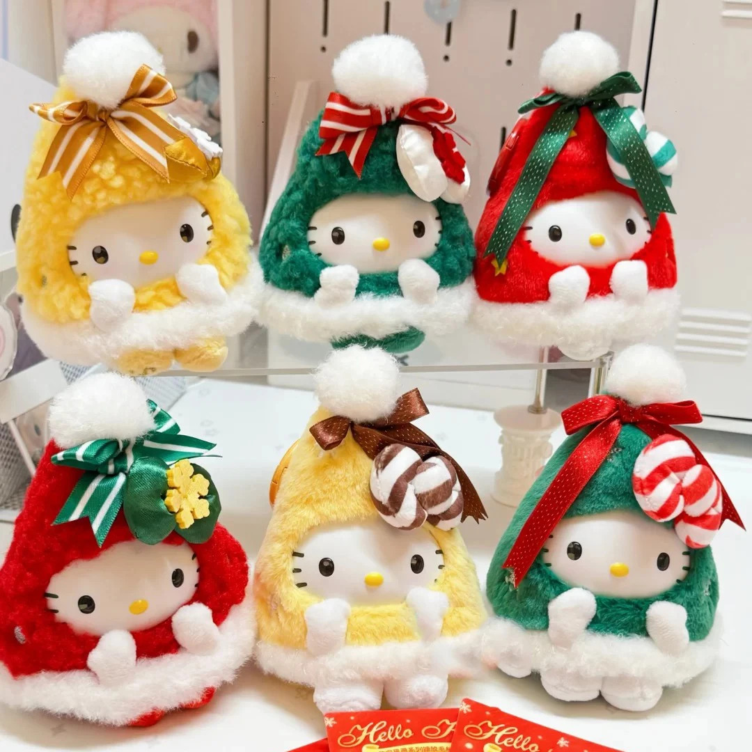 现货正版萌趣馆HelloKitty苹安星愿搪胶毛绒盲盒挂件玩偶可爱礼物