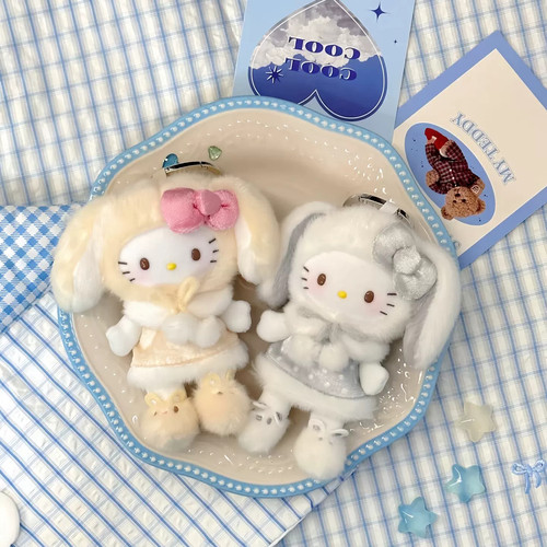 TOPTOY Hello Kitty垂耳兔系列毛绒挂饰盲盒可爱挂件玩偶女生礼物