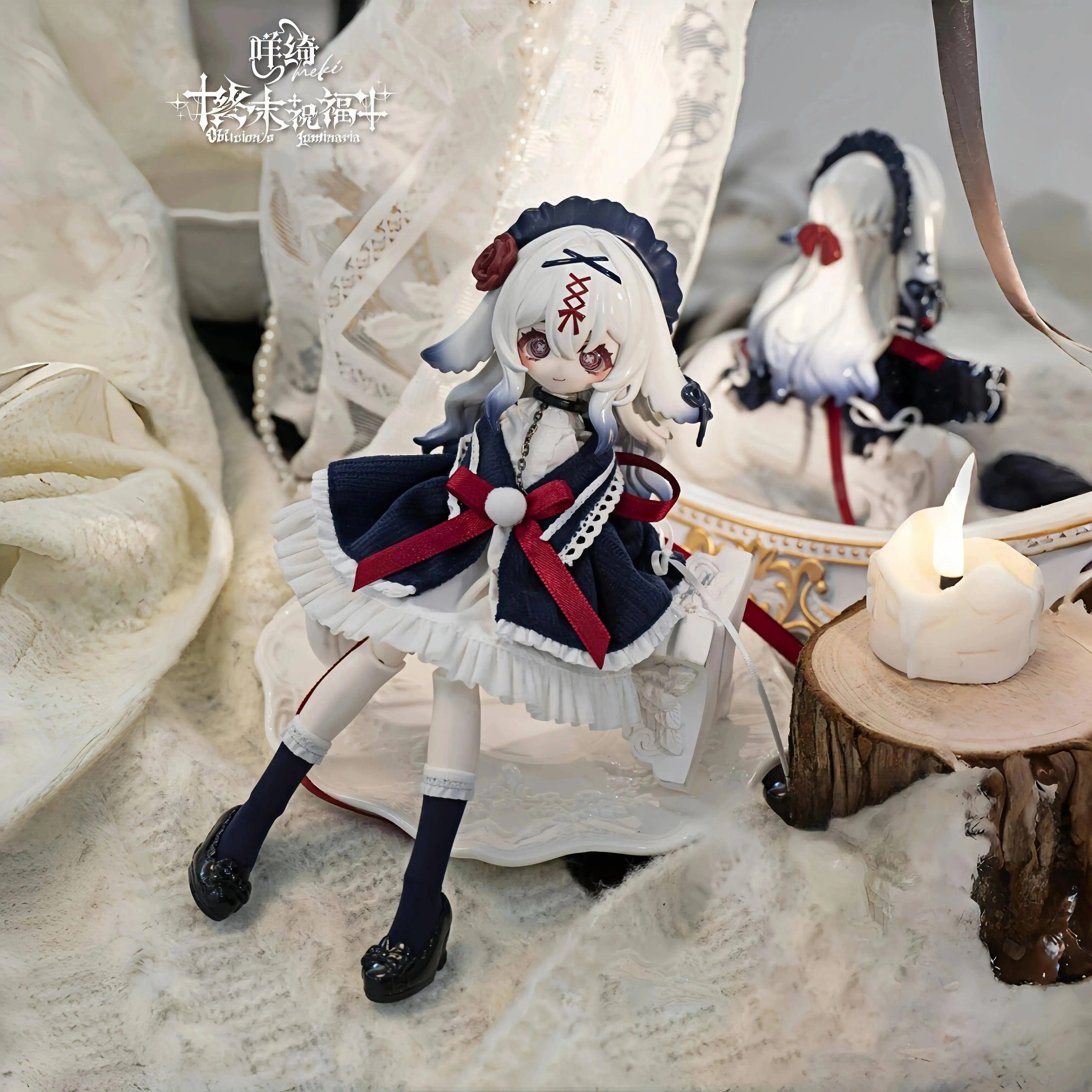 正版咩绮Meki终末祝福盲盒8分BJD可动人偶玩具摆件公仔手办礼物