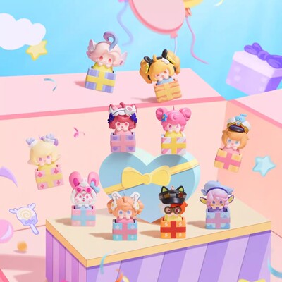 正版miniso名创优品联名王者荣耀峡谷庆典系列挂件盲盒解压按键