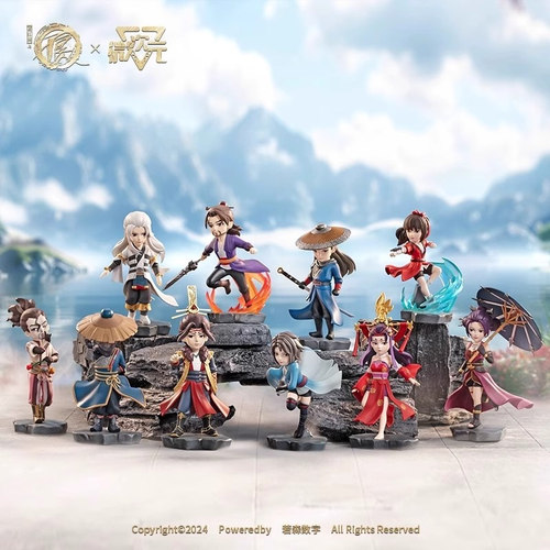 新品正版画江湖之不良人第七季盲盒Q版手办桌面摆件动漫潮玩礼物