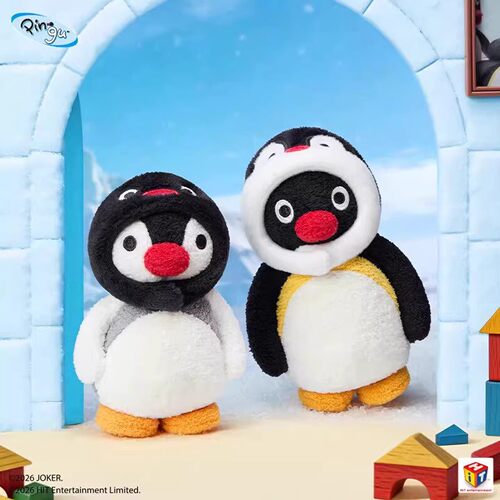 正版x11 SPACE pingu minimeme系列毛绒挂件盲盒可爱玩偶礼物送人