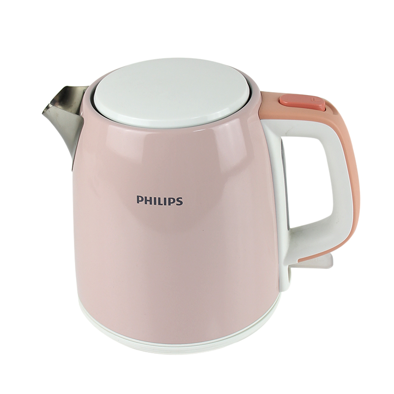 Philips/飞利浦 HD9348/58粉色电热水壶防烫自动断电家用烧