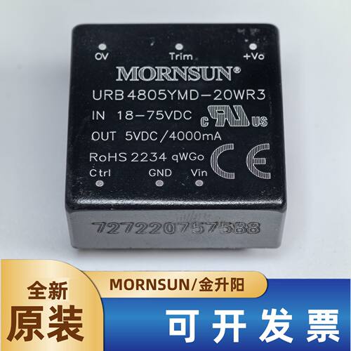 金升阳电源模块URB4805YMD-20WR3