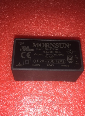 LD20-23B12R2金升阳AC-DC电源模块85-305V转12V 1670mA 20W