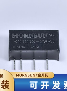 B2424S-2WR3金升阳DC-DC电源模块24V转24V83mA隔离1500V非稳压